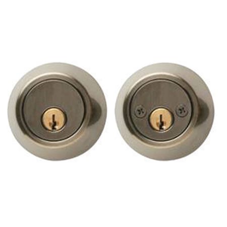 Home Plus Home Plus Antique Brass Brass Double Cylinder Deadbolt LA2137